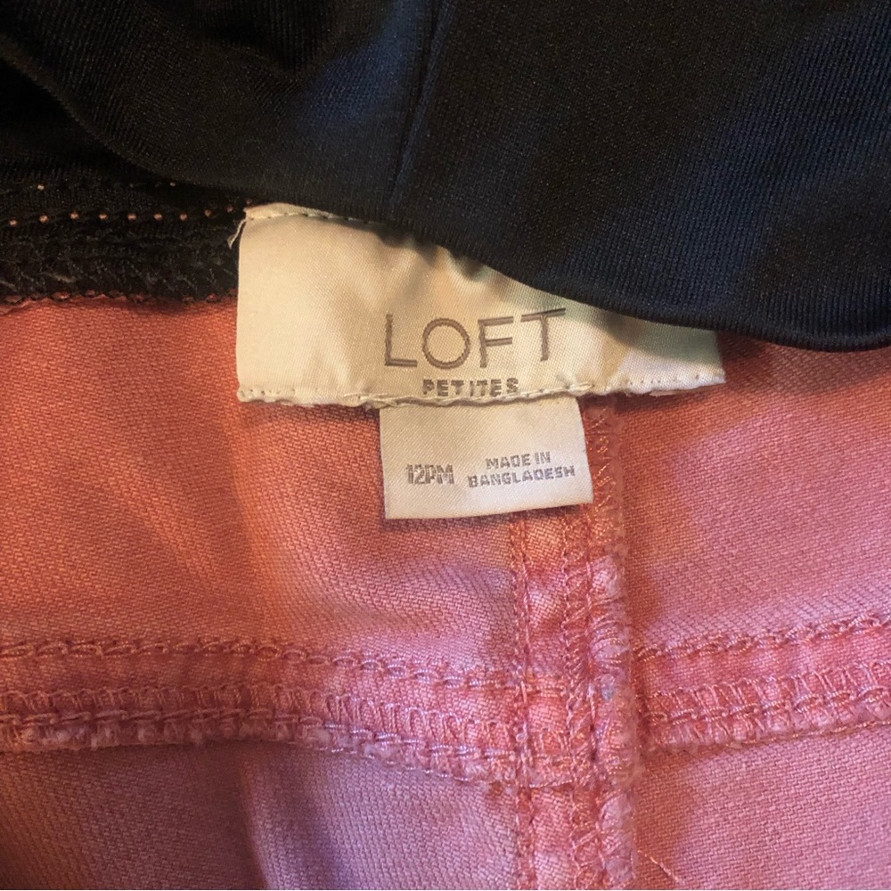 LOFT petite size 12 maternity full panel jeans